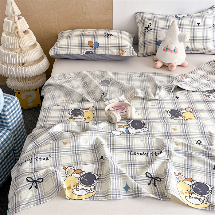 91家纺网 家纺一手货源 找家纺 （总）澜妃 2025新款12868全棉纯棉印花床单