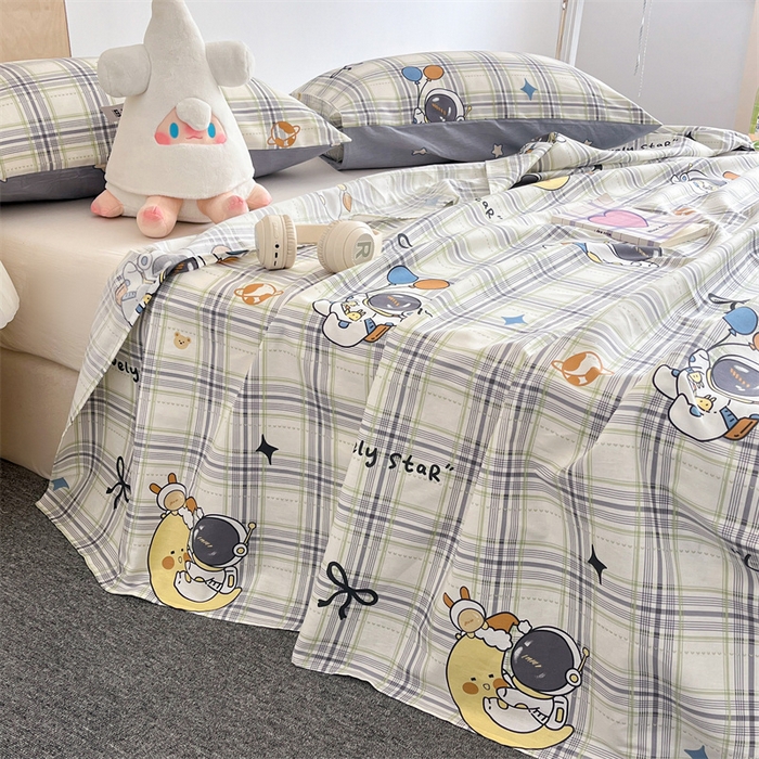 91家纺网 家纺一手货源 找家纺 （总）澜妃 2025新款12868全棉纯棉印花床单