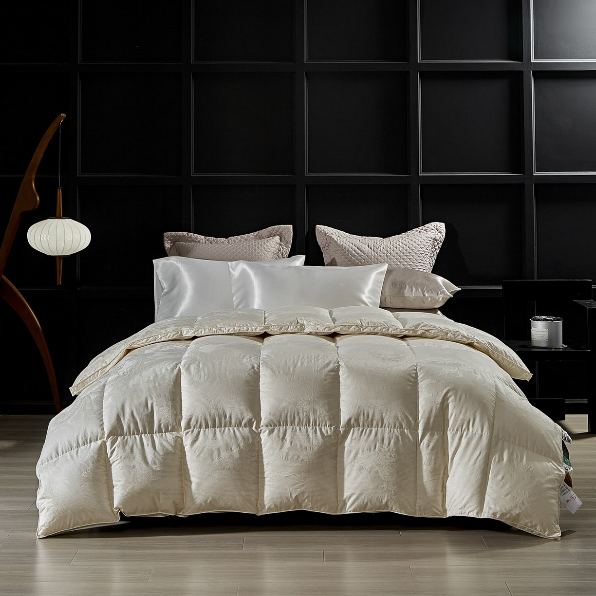 （总）暖羽屋羽绒馆 2025新款羽绒丝被子 鹅毛被 双人羽毛被 2米羽绒被子 婚庆羽绒被芯180s大提花