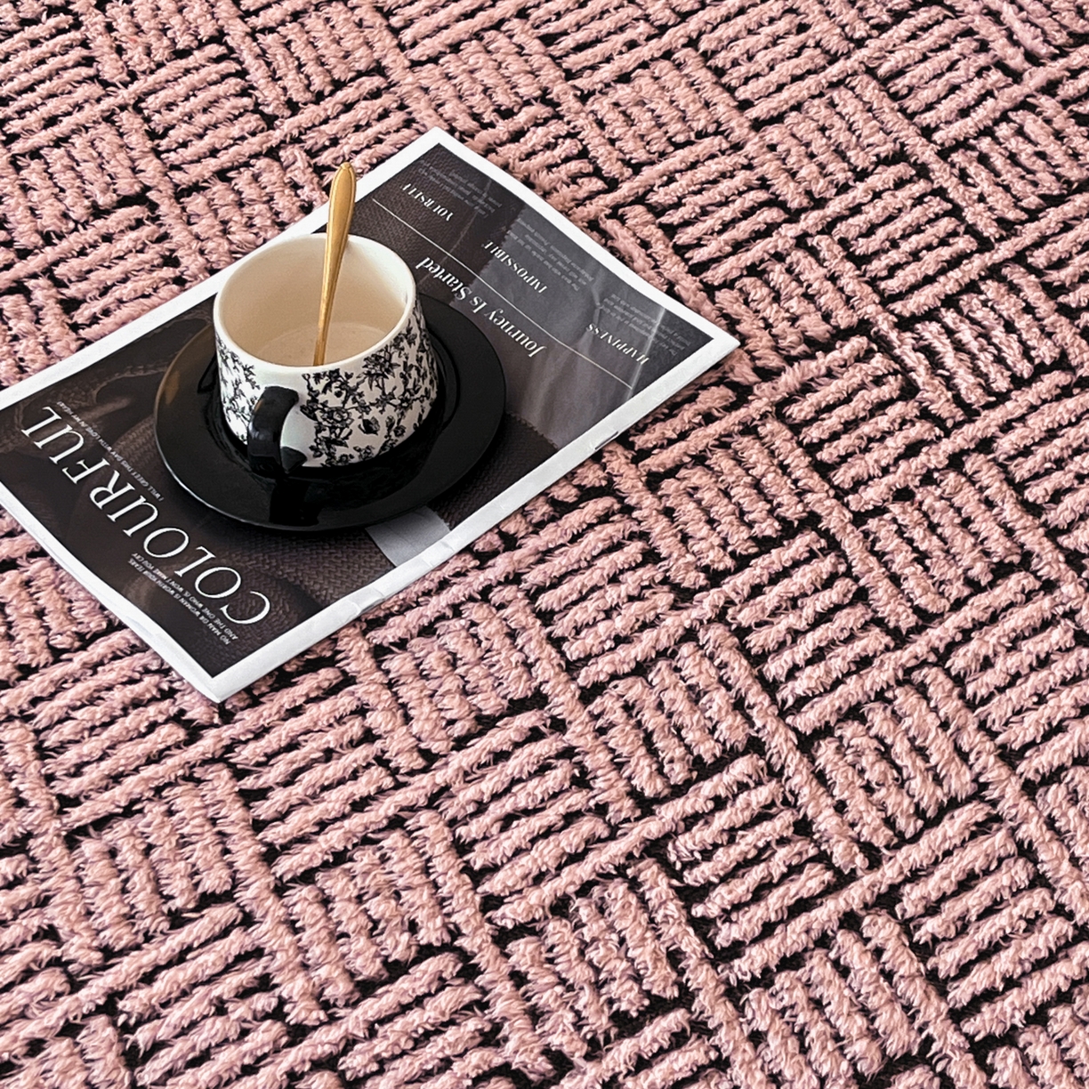 91家纺网 家纺一手货源 找家纺 莱家富 2026新款暖绒舒棉绒床笠-梦境系列（可供跨境外贸抽空压缩爆款首选） 梦境-粉玉