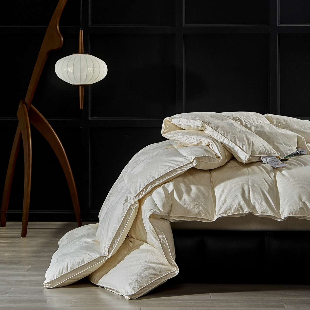 91家纺网 家纺一手货源 找家纺 暖羽屋羽绒馆 2025新款羽绒丝被子 鹅毛被 双人羽毛被 2米羽绒被子 婚庆羽绒被芯180s大提花 D浮云 金