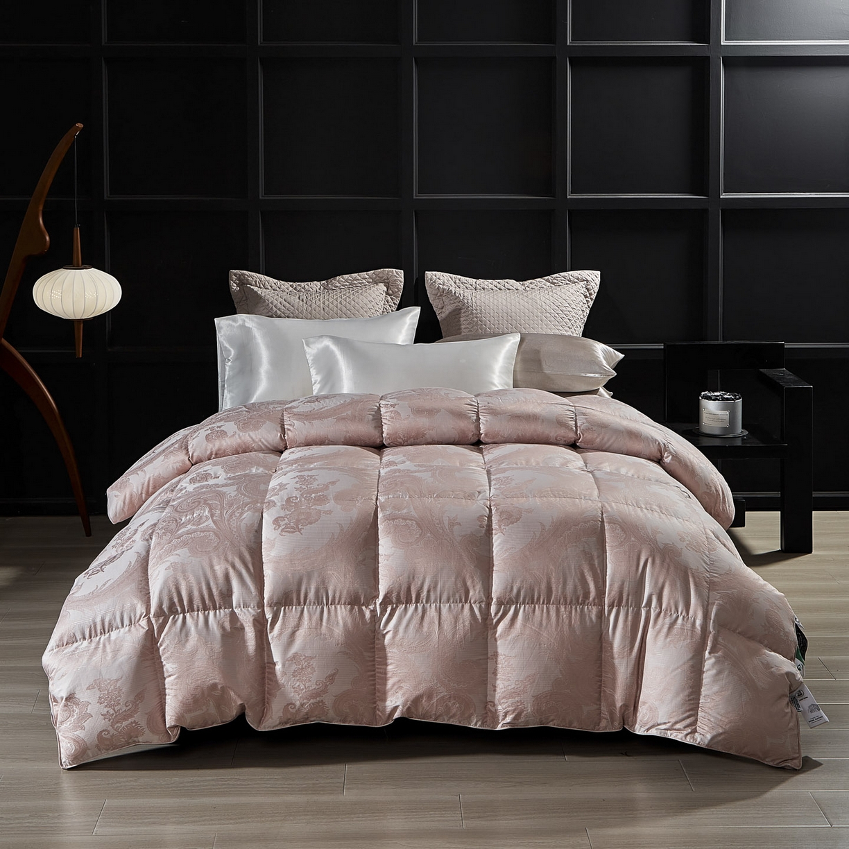 91家纺网 家纺一手货源 找家纺 暖羽屋羽绒馆 2025新款羽绒丝被子 鹅毛被 双人羽毛被 2米羽绒被子 婚庆羽绒被芯180s大提花 D浮云 玉