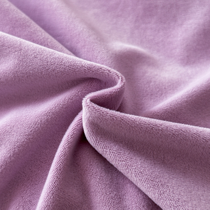 91家纺网 家纺一手货源 找家纺 鸿织源2025新款-茶颜系列 宝宝绒宽边四件套 茶颜-丁香紫