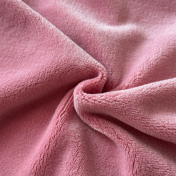 91家纺网 家纺一手货源 找家纺 鸿织源2025新款-茶颜系列 宝宝绒宽边四件套 茶颜-豆沙