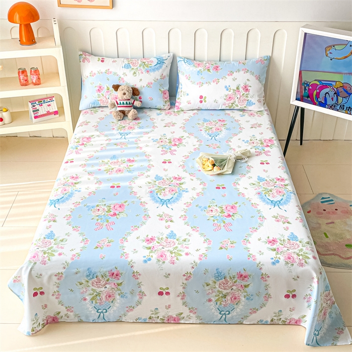 91家纺网 家纺一手货源 找家纺 （总）澜妃 2025新款12868全棉纯棉印花床单