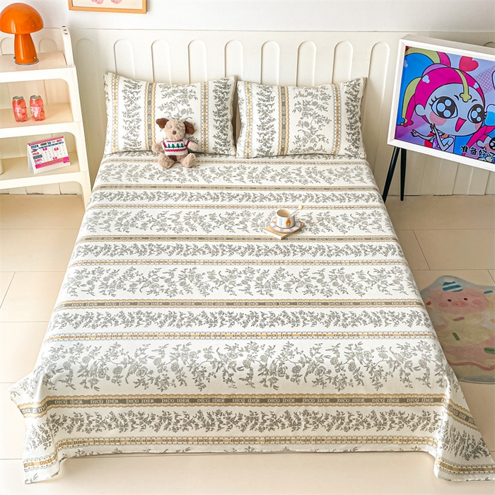 91家纺网 家纺一手货源 找家纺 （总）澜妃 2025新款12868全棉纯棉印花床单