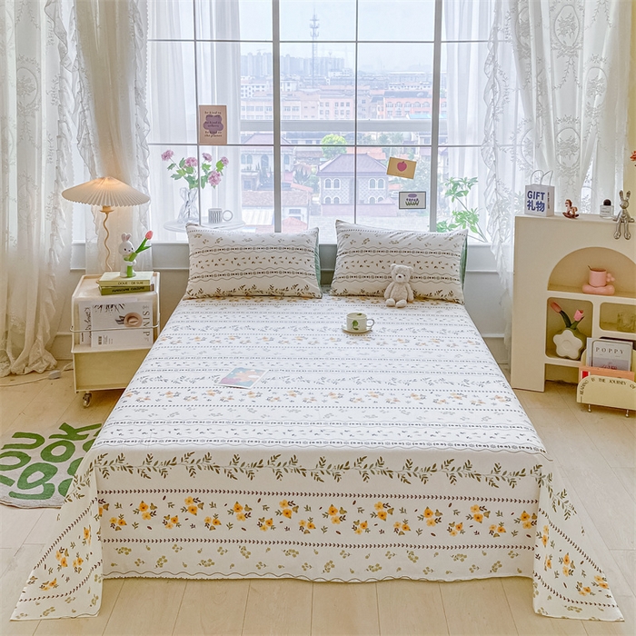 91家纺网 家纺一手货源 找家纺 （总）澜妃 2025新款12868全棉纯棉印花床单