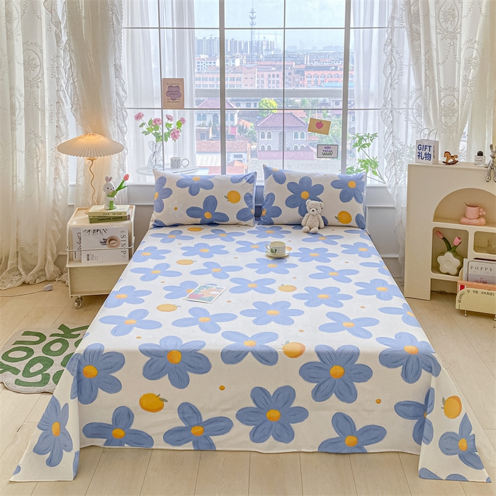 91家纺网 家纺一手货源 找家纺 （总）澜妃 2025新款12868全棉纯棉印花床单