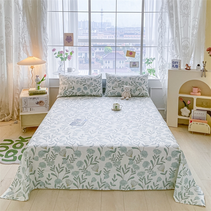 91家纺网 家纺一手货源 找家纺 （总）澜妃 2025新款12868全棉纯棉印花床单