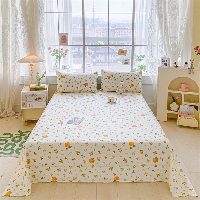 91家纺网 家纺一手货源 找家纺 （总）澜妃 2025新款12868全棉纯棉印花床单