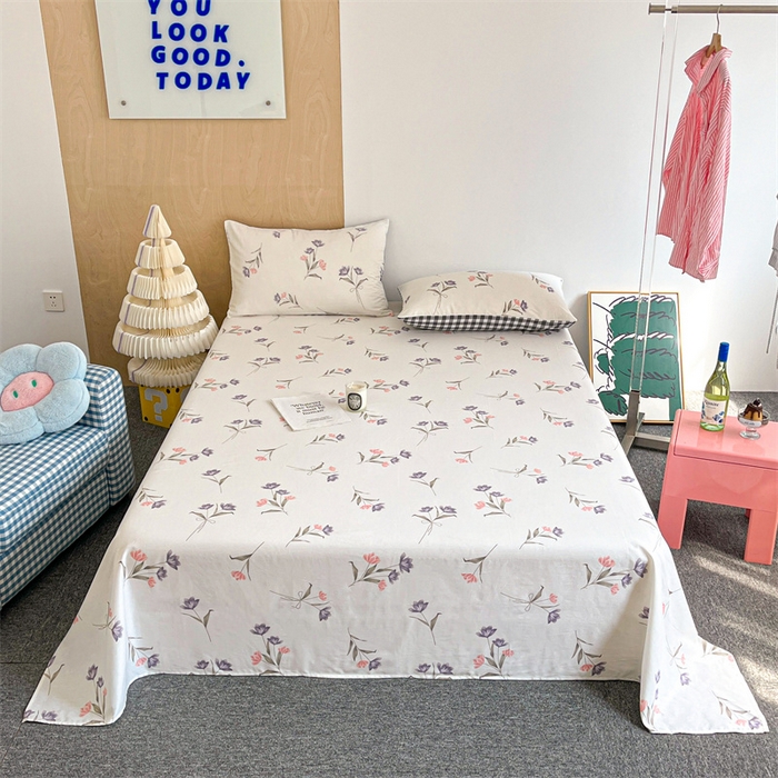 91家纺网 家纺一手货源 找家纺 （总）澜妃 2025新款12868全棉纯棉印花床单