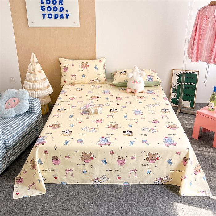 91家纺网 家纺一手货源 找家纺 （总）澜妃 2025新款12868全棉纯棉印花床单