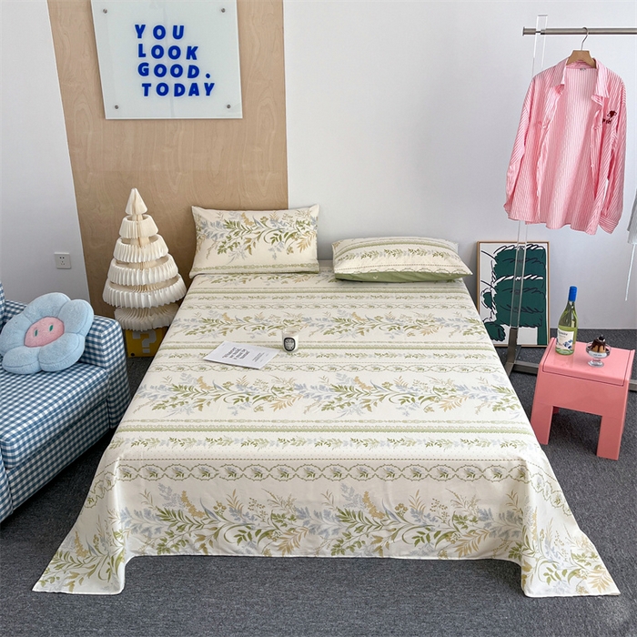 91家纺网 家纺一手货源 找家纺 （总）澜妃 2025新款12868全棉纯棉印花床单