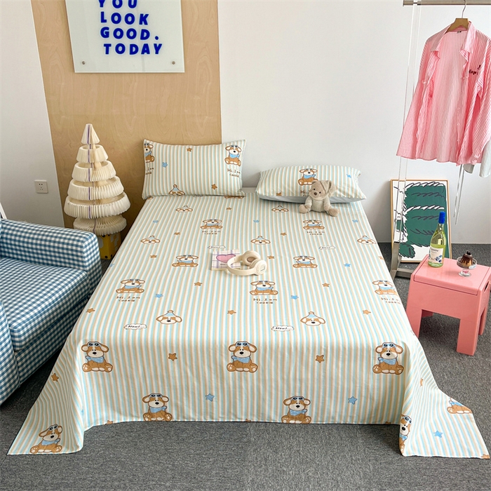 91家纺网 家纺一手货源 找家纺 （总）澜妃 2025新款12868全棉纯棉印花床单