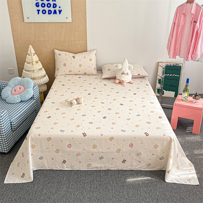 91家纺网 家纺一手货源 找家纺 （总）澜妃 2025新款12868全棉纯棉印花床单