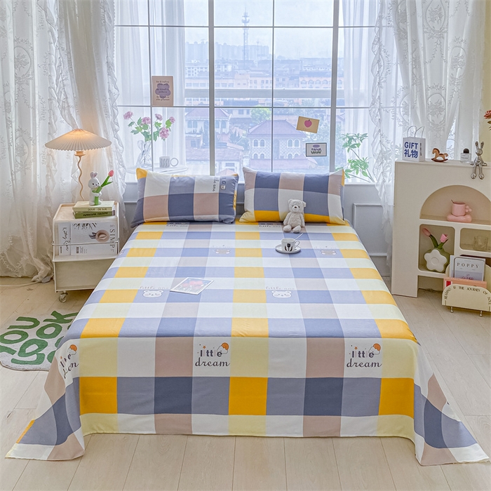 澜妃 2025新款12868全棉纯棉印花床单 治愈系