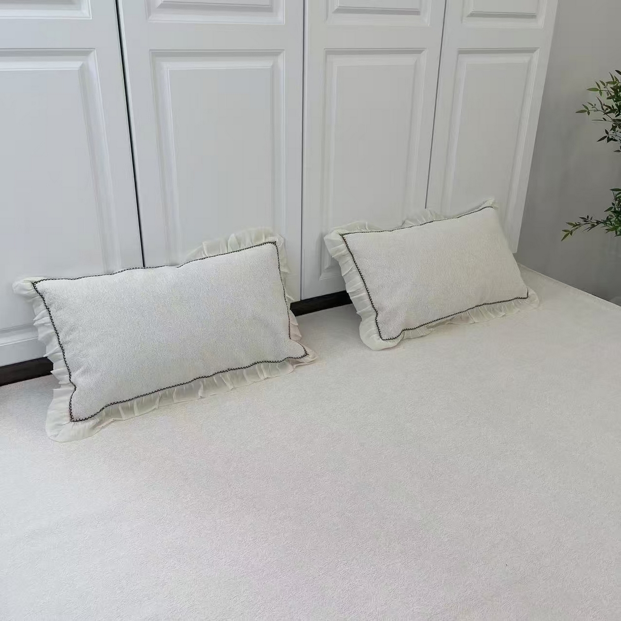 91家纺网 家纺一手货源 找家纺 （总）暖木杨 2025新款榻榻米床盖炕盖防滑耐磨可机洗床盖可定制尺寸异形拐角-云朵之梦