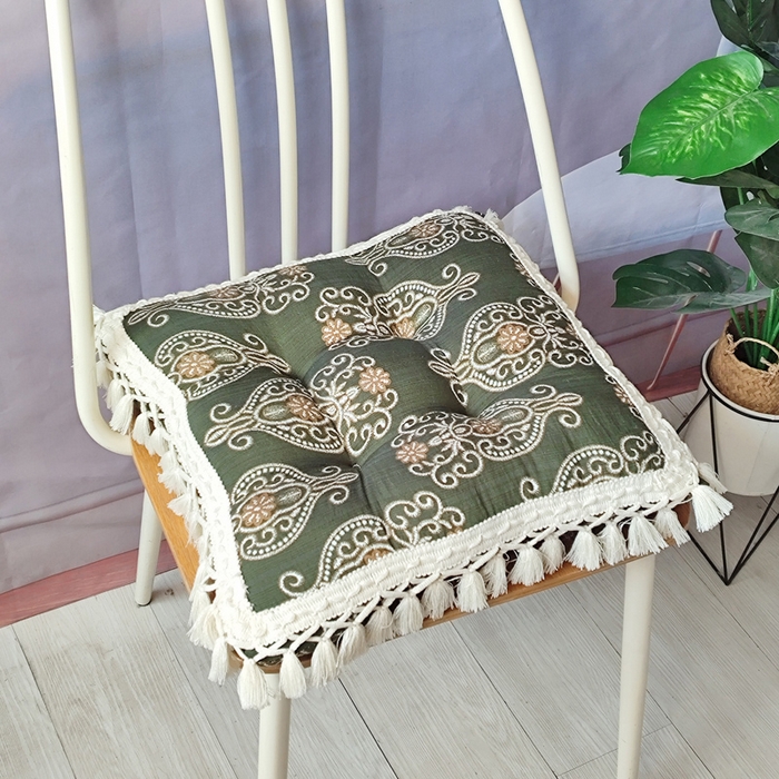 91家纺网 家纺一手货源 找家纺 （总）李帅家居 2025新款流苏坐垫花边吊穗靠垫抱枕定型沙发垫美式飘窗垫