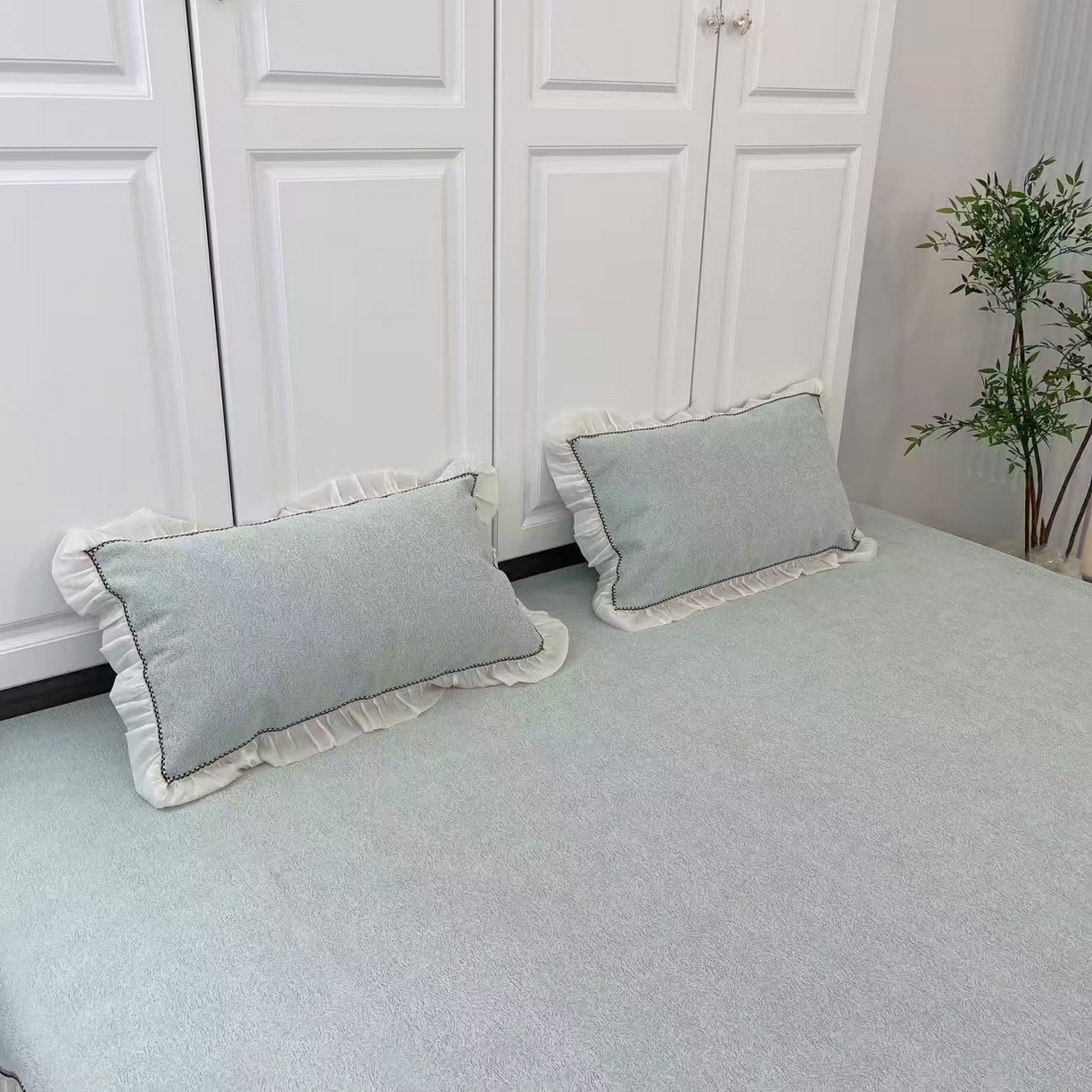 91家纺网 家纺一手货源 找家纺 （总）暖木杨 2025新款（云朵之梦专拍枕套一对）40*70