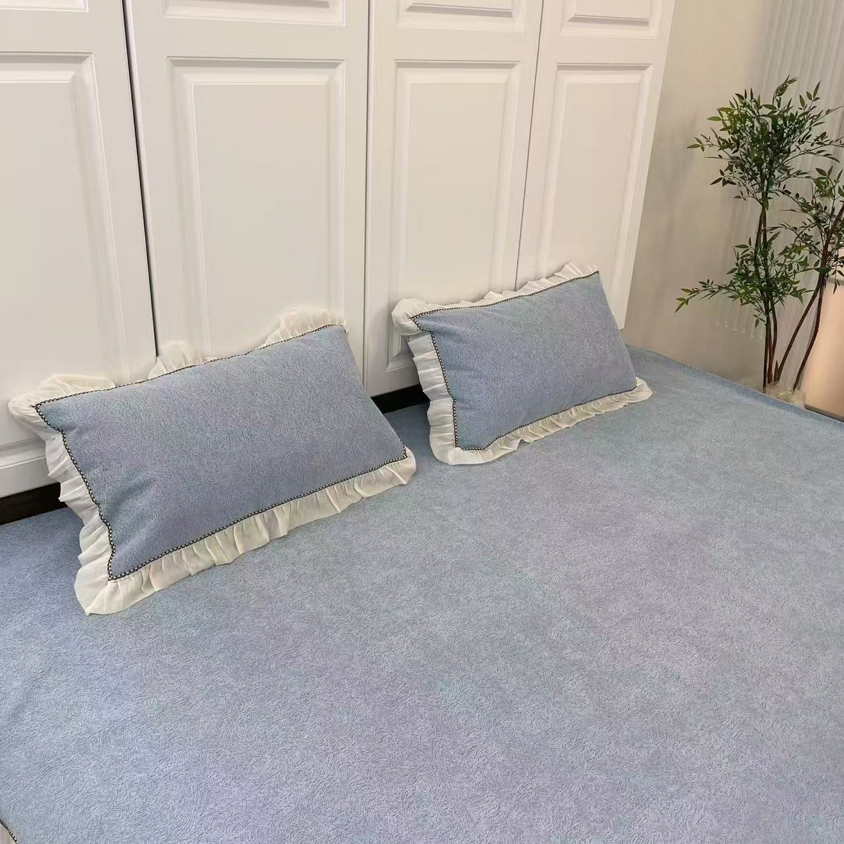 91家纺网 家纺一手货源 找家纺 （总）暖木杨 2025新款（云朵之梦专拍枕套一对）40*70