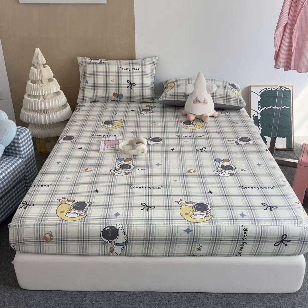 91家纺网 家纺一手货源 找家纺 （总）澜妃 2025新款12868全棉纯棉印花单床笠