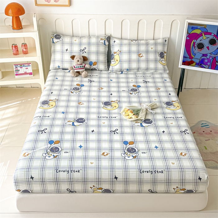 91家纺网 家纺一手货源 找家纺 （总）澜妃 2025新款12868全棉纯棉印花单床笠