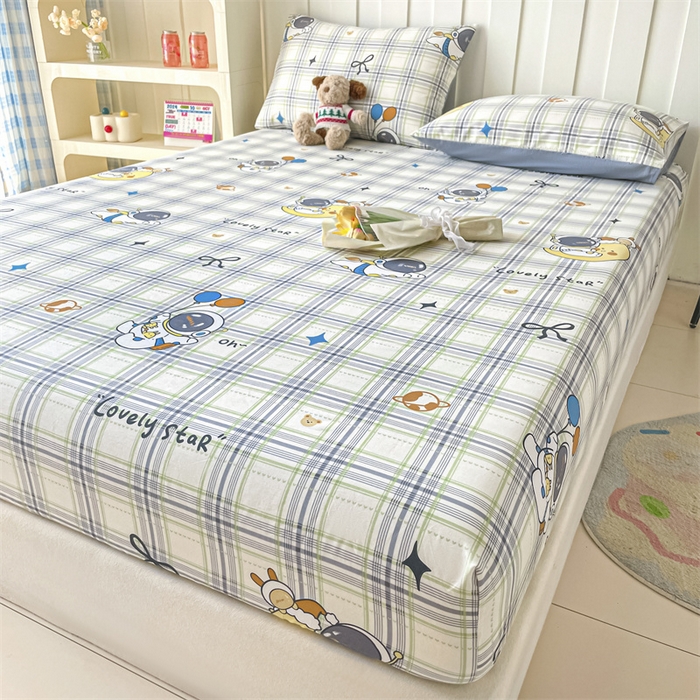 91家纺网 家纺一手货源 找家纺 （总）澜妃 2025新款12868全棉纯棉印花单床笠