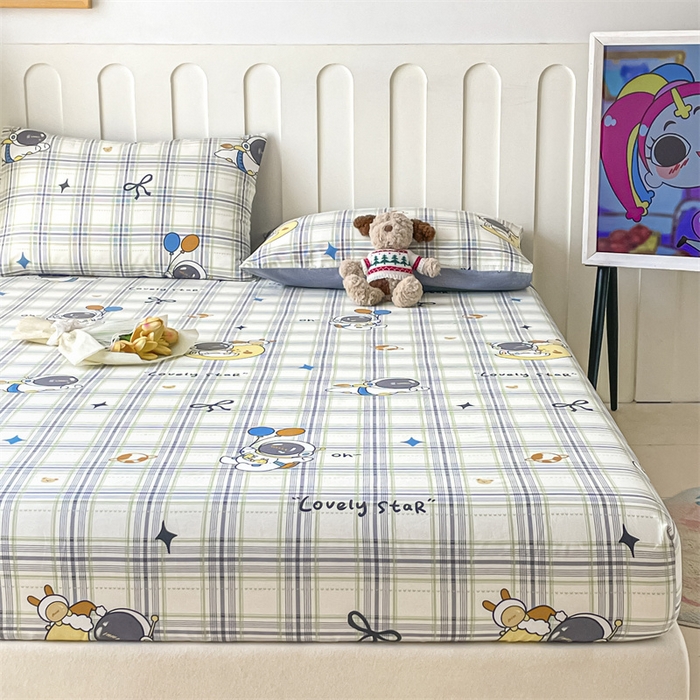 91家纺网 家纺一手货源 找家纺 （总）澜妃 2025新款12868全棉纯棉印花单床笠