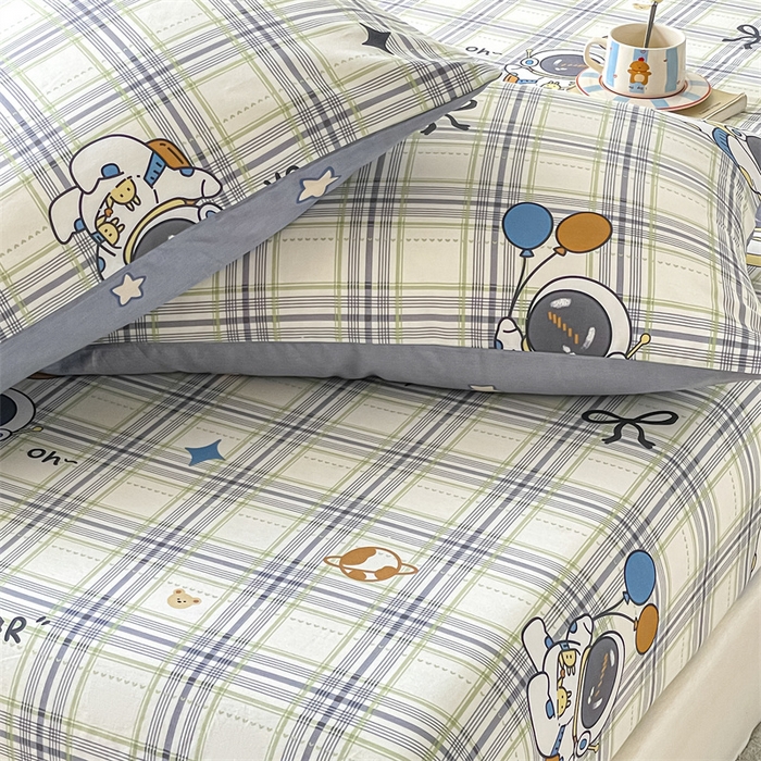 91家纺网 家纺一手货源 找家纺 （总）澜妃 2025新款12868全棉纯棉印花单床笠