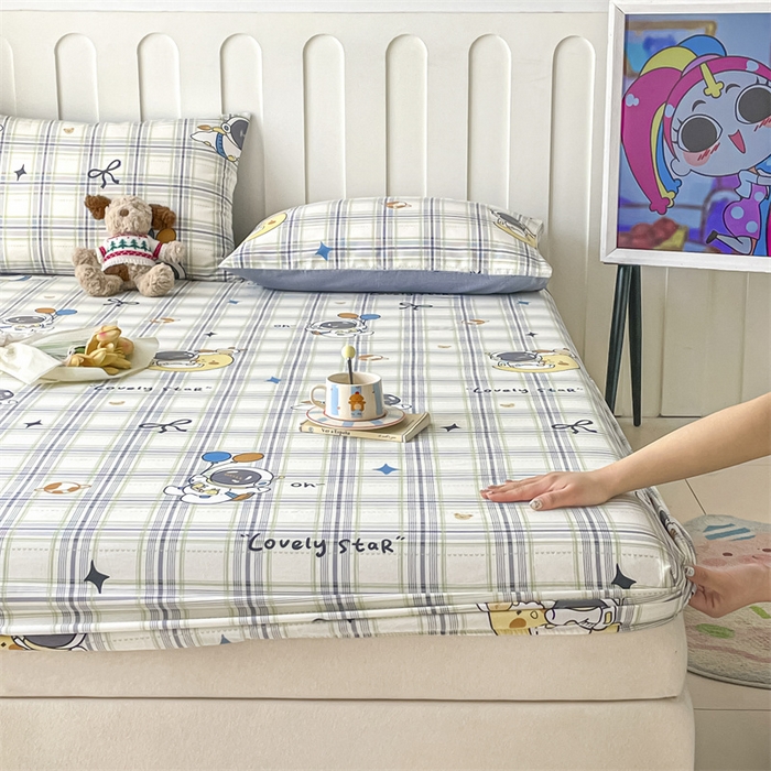 91家纺网 家纺一手货源 找家纺 （总）澜妃 2025新款12868全棉纯棉印花单床笠