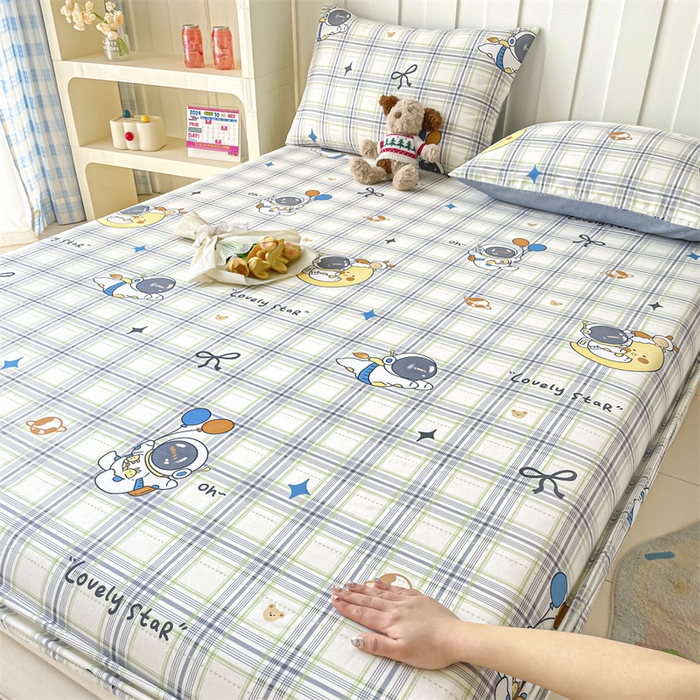 91家纺网 家纺一手货源 找家纺 （总）澜妃 2025新款12868全棉纯棉印花单床笠