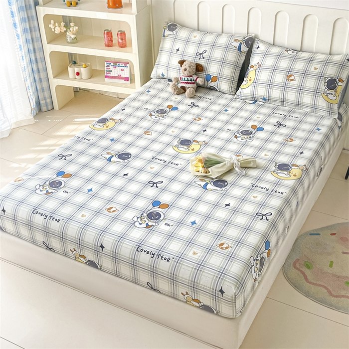 91家纺网 家纺一手货源 找家纺 （总）澜妃 2025新款12868全棉纯棉印花单床笠