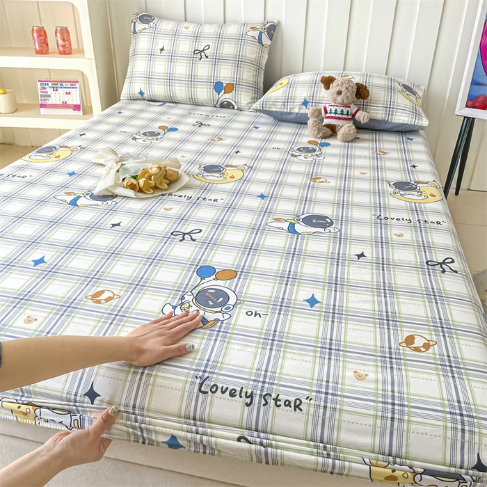 91家纺网 家纺一手货源 找家纺 （总）澜妃 2025新款12868全棉纯棉印花单床笠