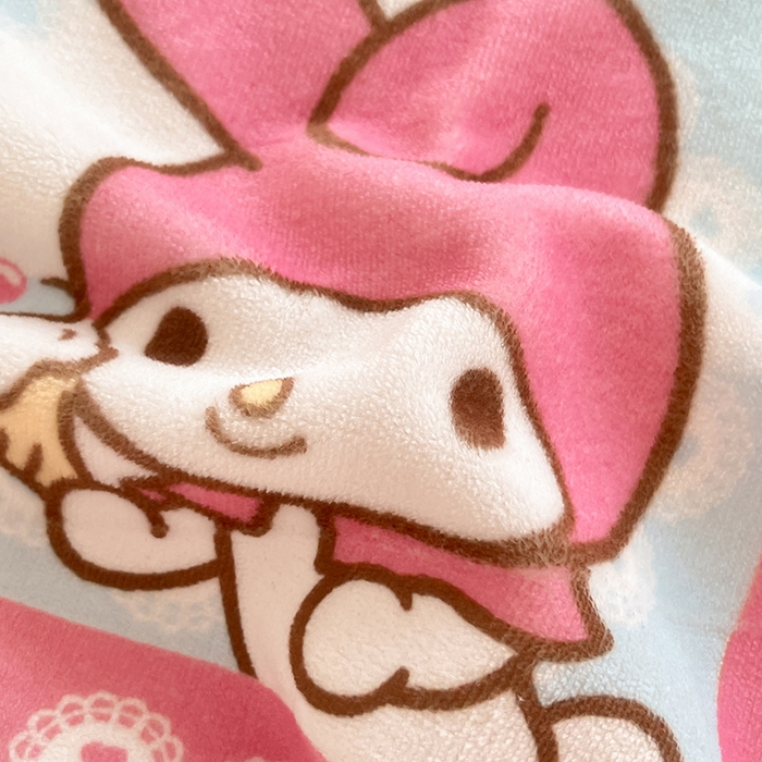 91家纺网 家纺一手货源 找家纺 葡萄家 2025新款A类三丽鸥正版授权少女可爱卡通加厚牛奶绒羊羔绒多功能四季毛毯毯子 绒毛毯-MT三丽鸥糖果甜心