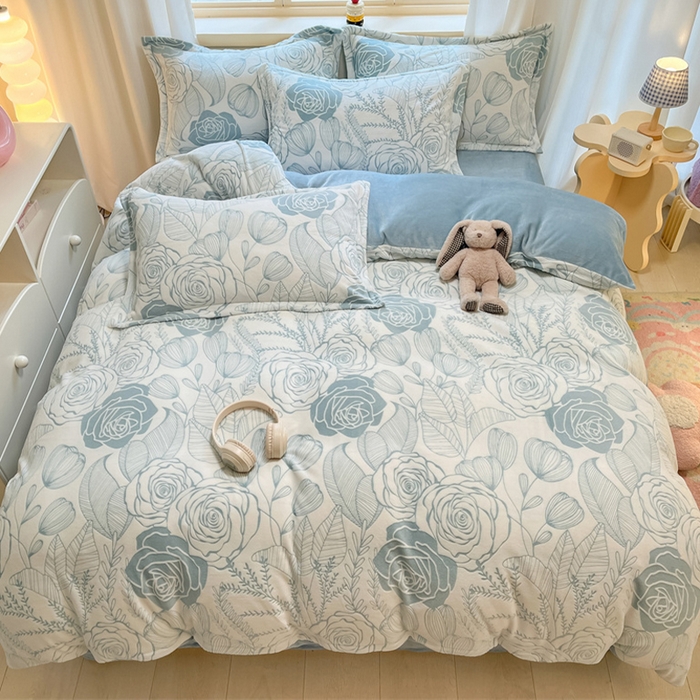 91家纺网 家纺一手货源 找家纺 （总）名兮家居 2025新款立体加厚雕花绒单被套