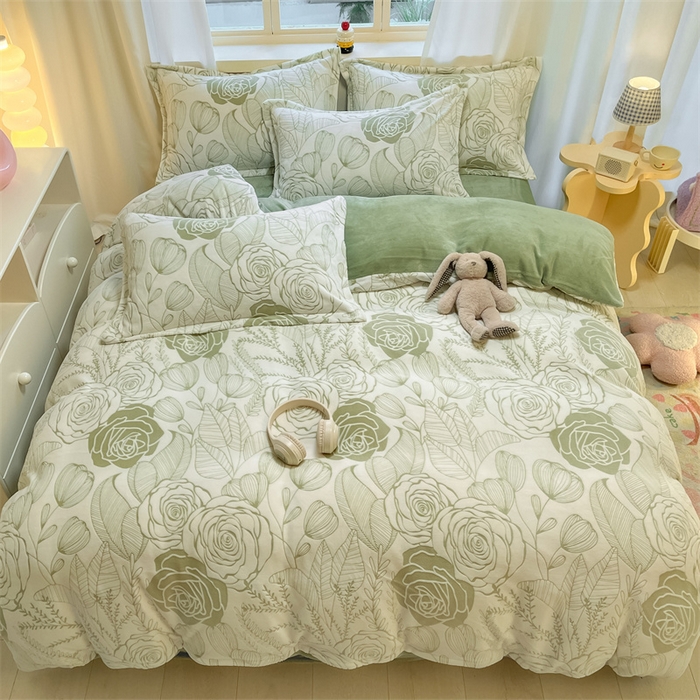 91家纺网 家纺一手货源 找家纺 （总）名兮家居 2025新款立体加厚雕花绒单被套