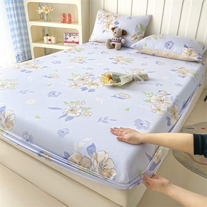 91家纺网 家纺一手货源 找家纺 （总）澜妃 2025新款12868全棉纯棉印花单床笠