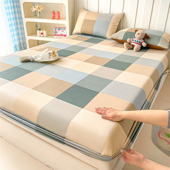 91家纺网 家纺一手货源 找家纺 （总）澜妃 2025新款12868全棉纯棉印花单床笠