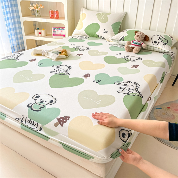 91家纺网 家纺一手货源 找家纺 （总）澜妃 2025新款12868全棉纯棉印花单床笠