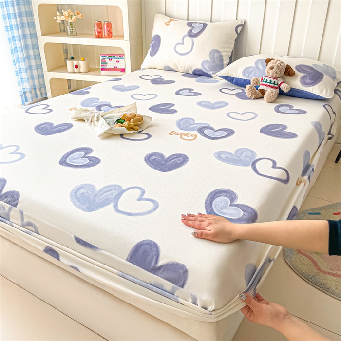 91家纺网 家纺一手货源 找家纺 （总）澜妃 2025新款12868全棉纯棉印花单床笠