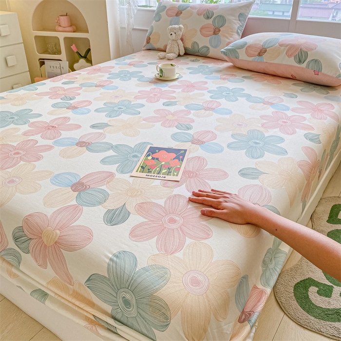 91家纺网 家纺一手货源 找家纺 （总）澜妃 2025新款12868全棉纯棉印花单床笠