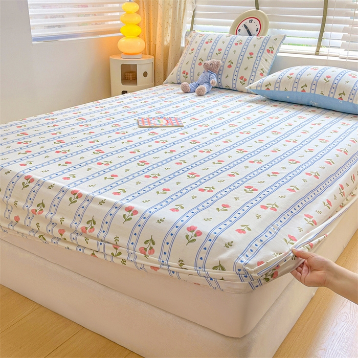 91家纺网 家纺一手货源 找家纺 （总）澜妃 2025新款12868全棉纯棉印花单床笠