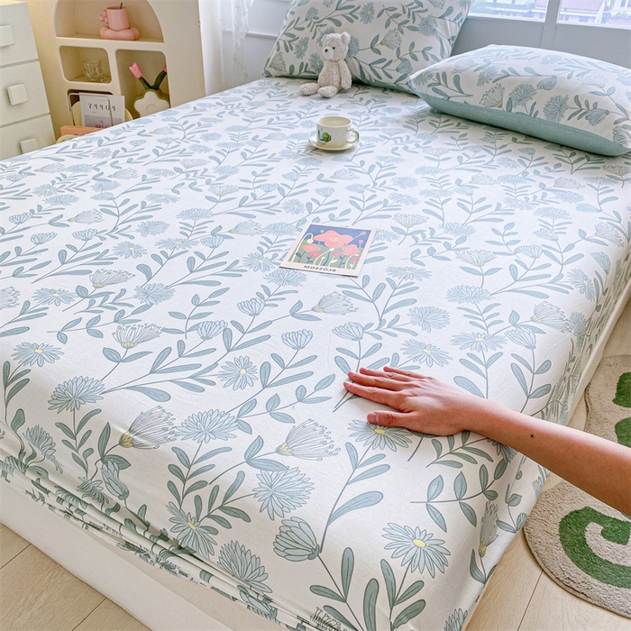 91家纺网 家纺一手货源 找家纺 （总）澜妃 2025新款12868全棉纯棉印花单床笠