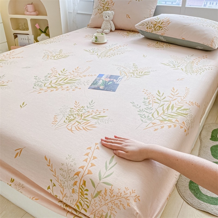 91家纺网 家纺一手货源 找家纺 （总）澜妃 2025新款12868全棉纯棉印花单床笠