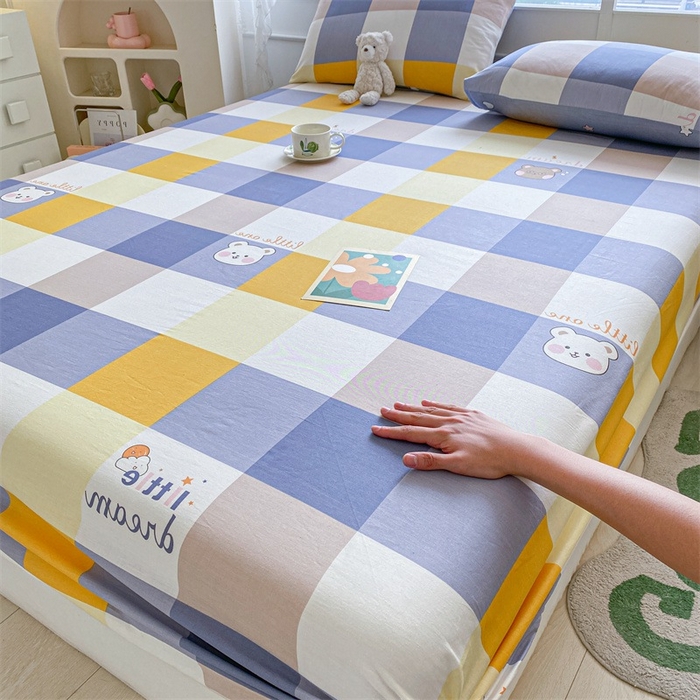 91家纺网 家纺一手货源 找家纺 （总）澜妃 2025新款12868全棉纯棉印花单床笠