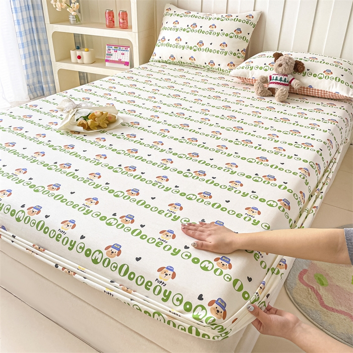 91家纺网 家纺一手货源 找家纺 （总）澜妃 2025新款12868全棉纯棉印花单床笠