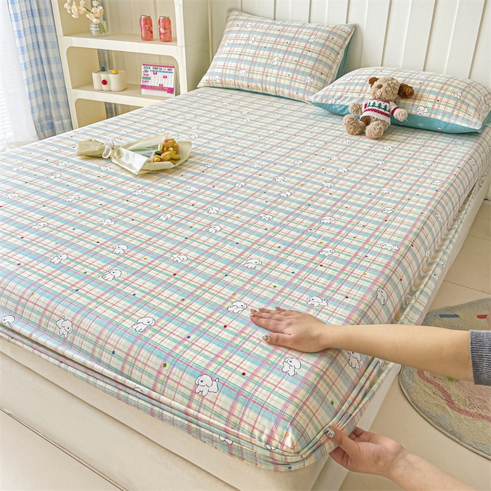 91家纺网 家纺一手货源 找家纺 （总）澜妃 2025新款12868全棉纯棉印花单床笠