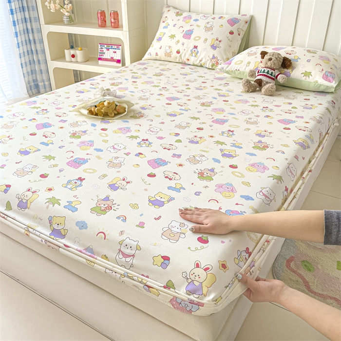 91家纺网 家纺一手货源 找家纺 （总）澜妃 2025新款12868全棉纯棉印花单床笠