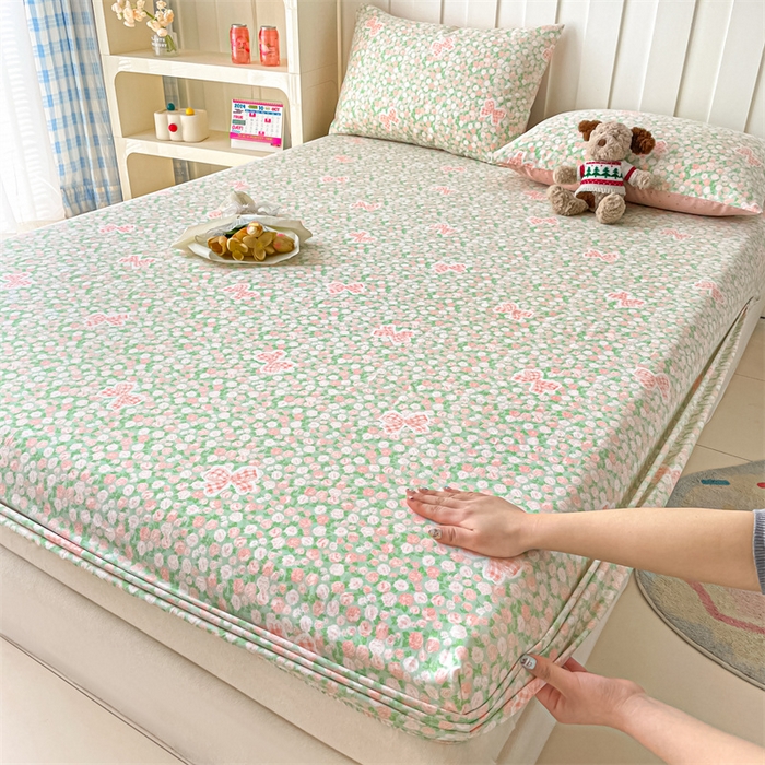 91家纺网 家纺一手货源 找家纺 （总）澜妃 2025新款12868全棉纯棉印花单床笠