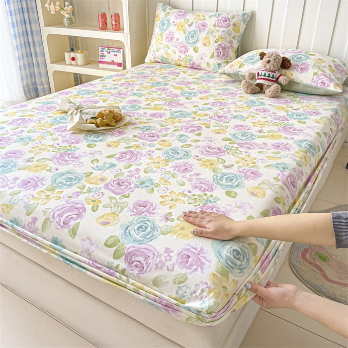 91家纺网 家纺一手货源 找家纺 （总）澜妃 2025新款12868全棉纯棉印花单床笠